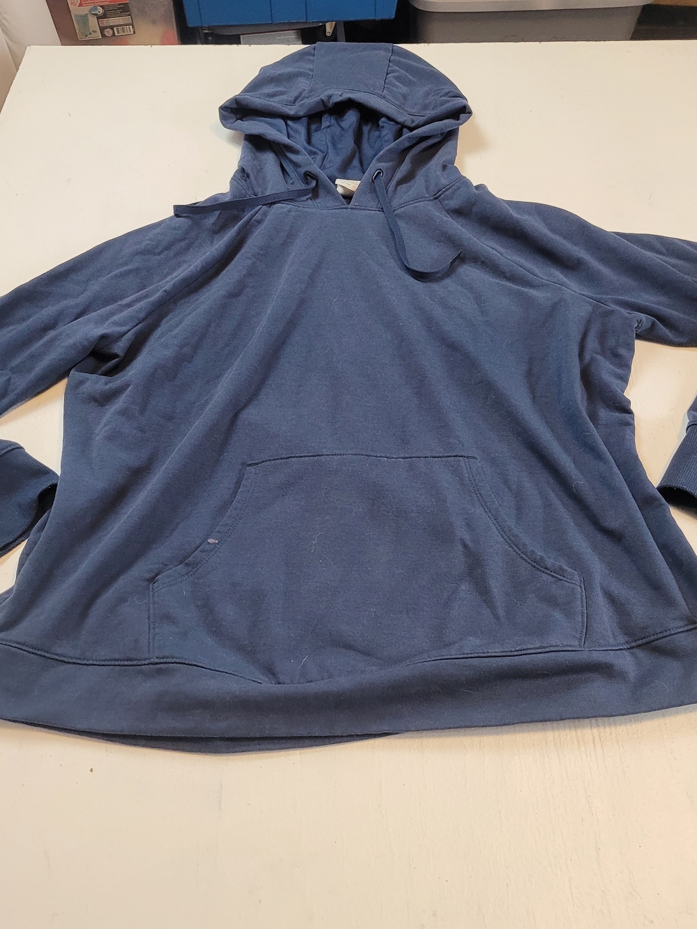 Athletic Works Navy Blue Women's Hoodie Sweatshirt